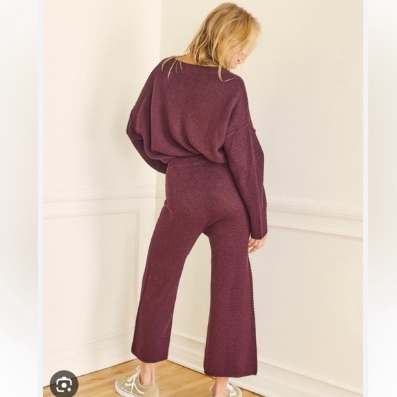 Free People Hailee Sweater Set in Red - Picture 4 of 9